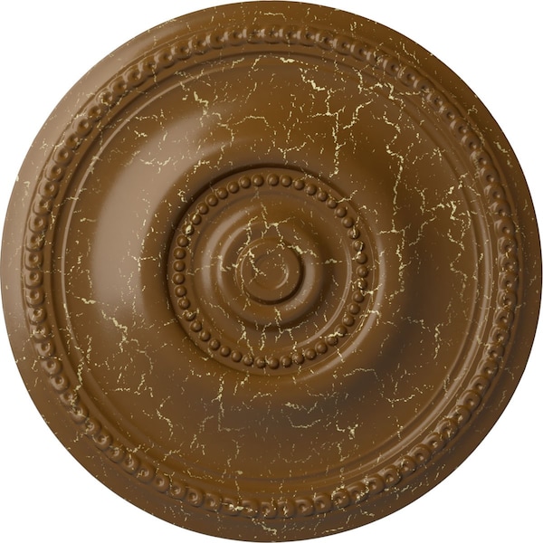 Ekena Millwork Raynor Ceiling Medallion (Fits Canopies up to 6"), 20 5/8"OD x 1 3/8"P, Smokey Topaz Crackle CM20BESTC - main